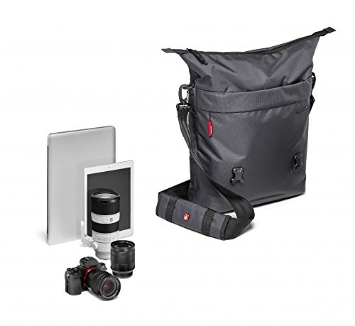 Manfrotto MB MN-T-CH-20 Manhattan Changer-20 Bolsa 3 en 1 (Hombro, Bolsa de Mano, Mochila), con Conexión para Trípode, Inserto Extraíble, DSLR y Sin Espejo con Objetivo Mediano/Largo, Revestido