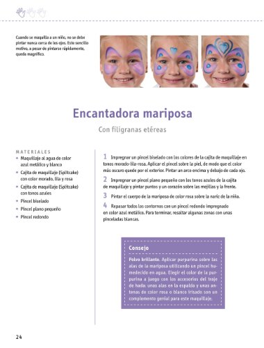 Maquillajes para niños con vivos colores