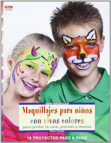 Maquillajes para niños con vivos colores