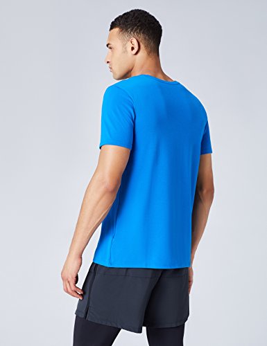 Marca Amazon - find. Camiseta Deporte Básica Hombre, Azul (Imperial Blue), M, Label: M