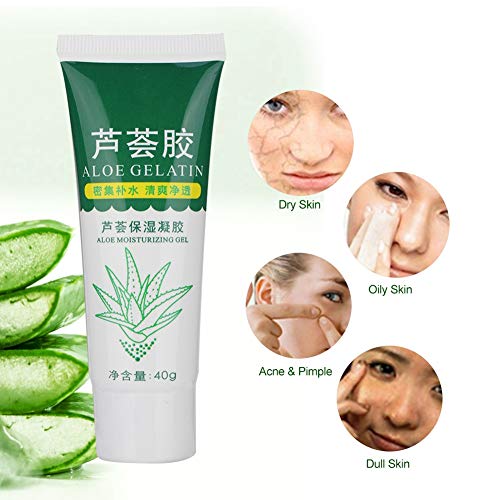 Máscara de gel de aloe vera natural,After-sun Repairing Crema Facial Hidratante para el Cuidado de la Piel