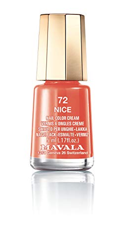 Mavala Mini Colors Pintauñas | Esmalte de Uñas | Laca de Uñas | 47 Colores Diferentes, Color Nice 72 (Coral), 5 ml