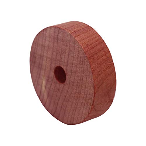 Mavanto 48x Antipolillas de Madera de Cedro para Armarios y Perchas - 100% Natural - incl. Papel de Lija GRATUITO