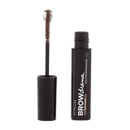 Maybelline New York Máscara de Cejas Brow Drama, Tono Dark Blond