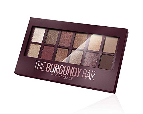 Maybelline New-York – Palette Fards à Paupières – The Burgundy Bar – 12 couleurs