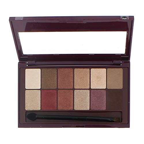 Maybelline New-York – Palette Fards à Paupières – The Burgundy Bar – 12 couleurs