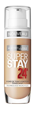 Maybelline Superstay 24H Foundation 40 Fawn Frasco dispensador Líquido - base de maquillaje (Fawn, Piel mixta, Piel seca, Piel normal, Piel grasosa, Piel sensible, Frasco dispensador, Líquido, Natural, 24 h)