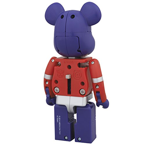 Medicom Toy BE @ RBRICK ladrillo visto X Transformers Optimus Prime ABS y PVC pintados figura de accioen