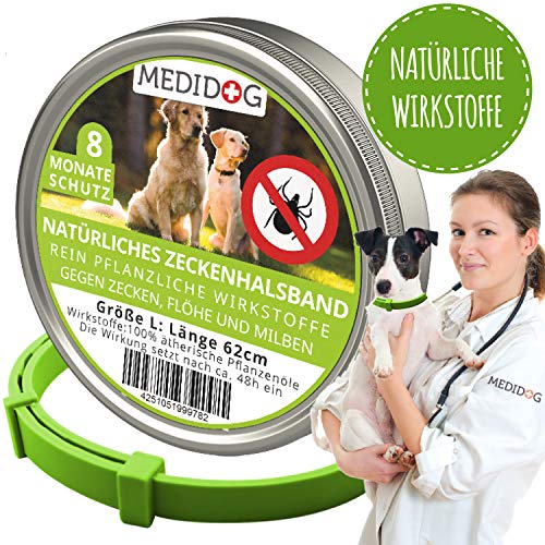 Medidog Zeggi Weggi 400 g Premium Protección Drops para perros, prensado en frío y cereales, con aceite de comino negro, aceite de coco y zistrosa, hipoalergénico, sin garrapatas, garrapatas, pinzas