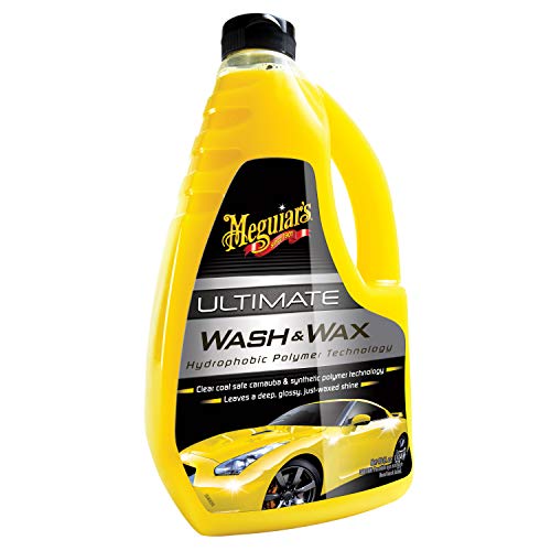 Meguiar's Car Care Products G17748 Ultimate Wash & Wax Champú de coche con cera