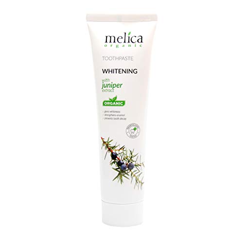 Melica Organic Whitening - Pasta de dientes con extracto de enebro