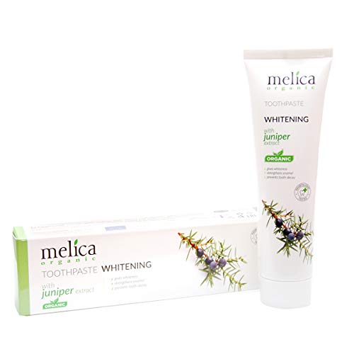 Melica Organic Whitening - Pasta de dientes con extracto de enebro