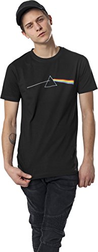 MERCHCODE Pink Floyd Dark Side of The Moon tee Camiseta, Hombre, Negro, Medium