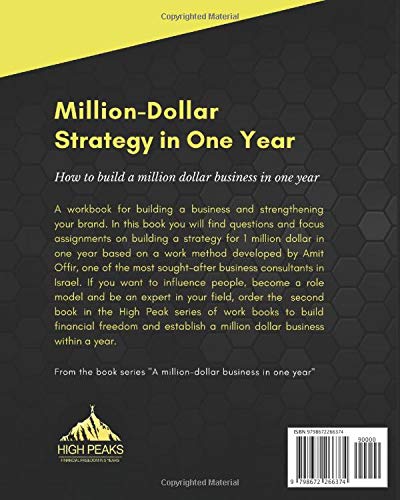 MILLION-DOLLAR STRATEGY IN ONE YEAR: How to build a million dollar business in one year