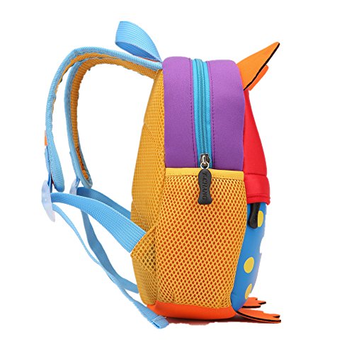 Mochila para niños, Animal Mochila Escolar TEAMEN® Toddler Kids Mochila Escolar para niños pequeños, Mochila para 2-5 años (Búho)