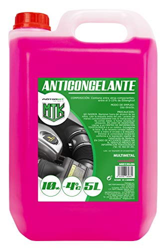 Motorkit MOT3535 Anticongelante, 5L, 10 %, Rosa