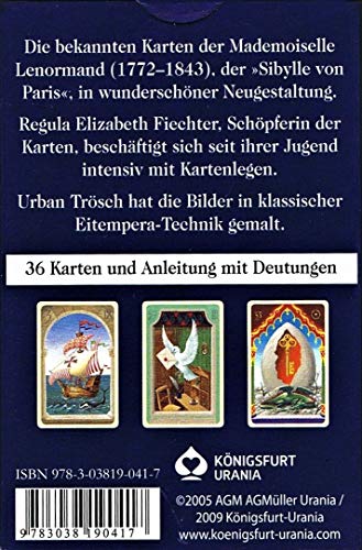 Mystisches Lenormand - Karten: 36 Karten als Pocketversion. Die Wahrsagekarten nach Marie-Anne Lenormand