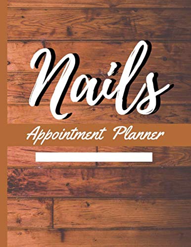 Nails Appointment Planner: Beautifully designed with 90 days across a large 180 pages including ample input sections for up to three stylists and including notes sections and contacts pages