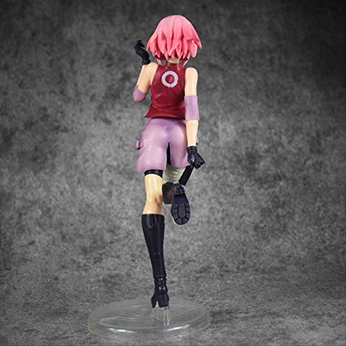 Naruto Shippuden Figura Gals Sakura Haruno Completo 22Cm, PVC Figuras De Acción Modelo De Juguete De Regalo