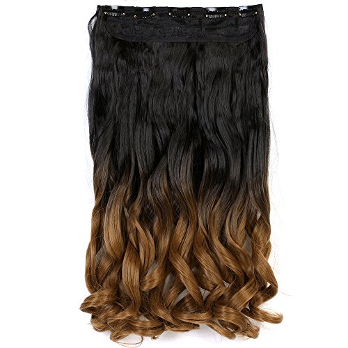 Neverland Beauty 24" (60 cm) extensiones de cabello cabeza clip en extensiones de pelo One Piece Ondulado with 5 clips #6