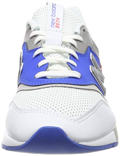 New Balance Cm997hv1, Zapatillas para Hombre, Blanco (White/Blue White/Blue), 44.5 EU