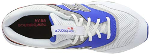 New Balance Cm997hv1, Zapatillas para Hombre, Blanco (White/Blue White/Blue), 44.5 EU