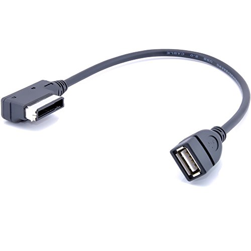 Newest AMI MDI MMI USB Audio MP3 music interface Aux Cable Adapter connect Mercedes-Benz car with MMI Audi A3/A4/A5/A6/A8/S4/S6/S8/Q5/Q7/R8 and Volkswagen Jetta/ GTI/ GLI/ Passat/ CC/ Tiguan/ Touareg/ EOS