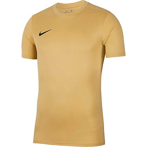 NIKE M Nk Dry Park VII JSY SS Camiseta de Manga Corta, Hombre, Jersey Gold/Black