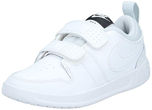 Nike Pico 5 (PSV), Zapatillas de Tenis Unisex Niños, Blanco (White/White/Pure Platinum 100), 33.5 EU