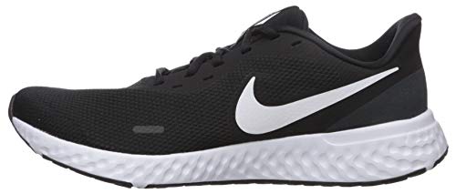 Nike Revolution 5, Zapatillas de Atletismo para Hombre, Multicolor (Black/White/Anthracite 002), 43 EU