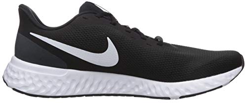 Nike Revolution 5, Zapatillas de Atletismo para Hombre, Multicolor (Black/White/Anthracite 002), 43 EU