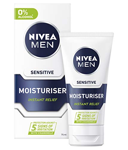 Nivea men - Extra soothing moisture, crema hidratante, pack de 2 (2x75 ml) - Version importada (UK)