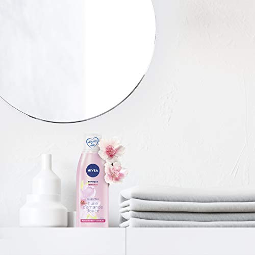 Nivea - Tónico suave para el rostro enriquecido con aceite de almendra y agua purificada, limpiador para pieles secas y sensibles, cuidado facial para mujer, 200 ml