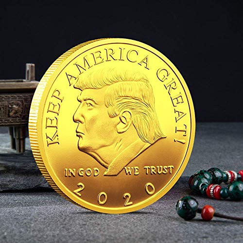NOBGP 4 Pack Trump Moneda Conmemorativa Edición Limitada 2020 Novedad Conmemorativa Moneda Coleccionable 45.o Estados Unidos Desafío Republicano auténtico Recuerdos