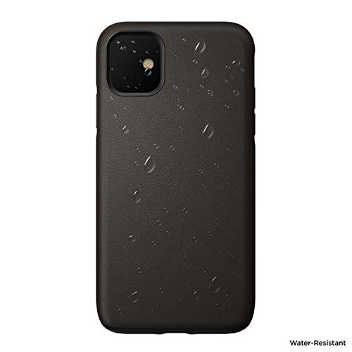 Nomad Rugged Case para iPhone 11 | Mocha Brown Heinen Active Leather