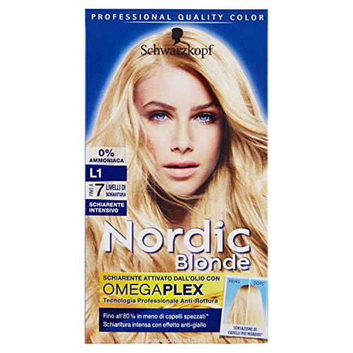 Nordic Blonde de Schwarzkopf - Tono L1 Aclarante Intensivo - 1 ud