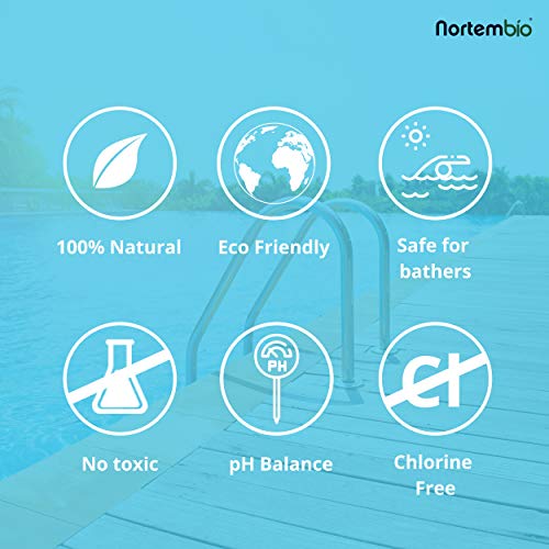 Nortembio Pool pH- Minus 1 L, Reductor pH Natural para Piscina y SPA. Mejora la Calidad del Agua, Regulador pH, Beneficioso para la Salud.