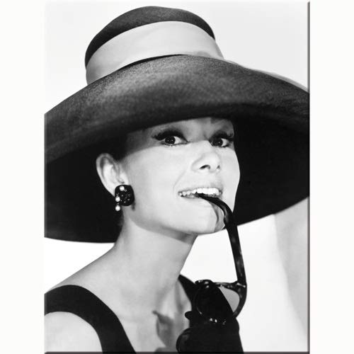Nostalgic-Art 14235 Audrey Hepburn Breakfast at Tiffany's, Tiene y Gafas, Magnético, 8 x 6 cm