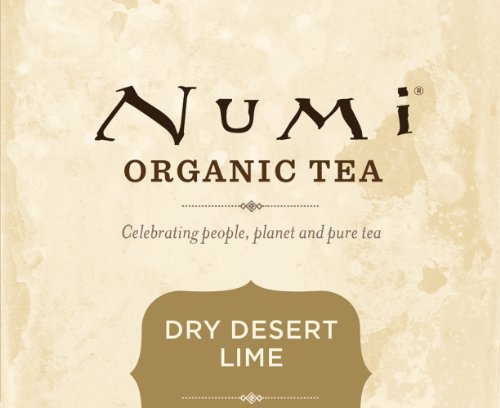 Numi Tea Dry Desert Lime, Herbal Teasan, 18-Count Tea Bags (Pack of 3)