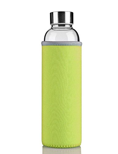 NYKKOLA - Botella deportiva Tritan de plástico para hacer zumos., XGBEIZO-550ml green tea, 550ml green with tea infuser