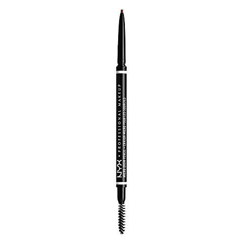 Nyx Lápiz de Cejas Retráctil Micro Brow Pencil con Goupillón, Tono Chocolate, Talla Única