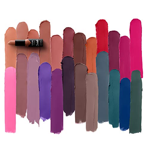 NYX Professional Makeup NYX Professional Makeup Barra de Labios Mate de Larga duración y Cobertura Total Suede Matte Lipstick Tono 11 Sweet Tooth Color Cereza, Mujer, Talla única