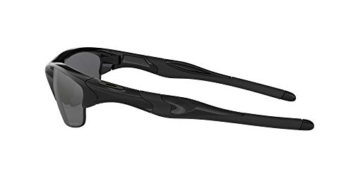 Oakley Half Jacket 2.0, Gafas de Sol para Ciclismo, Hombre, Polished Black Frame/Black Iridium Polarized Lens, 62 mm