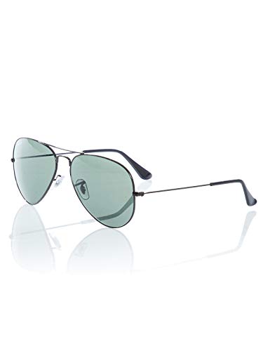 Occhiali da sole uomo donna Ray Ban Aviator 3025 L2823 Neri Verdi Sfumati Grigi