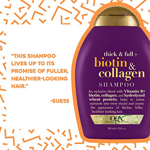 OGX Shampoo, Thick & Full Biotin & Collagen, 13oz by Vogue International