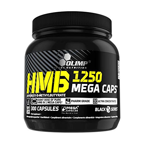 Olimp Sport Nutrition Complemento Alimenticio HMB 1250 - 300 Cápsulas