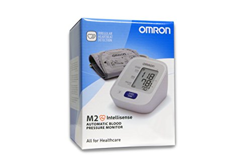 OMRON M2 - Tensiómetro de brazo, detección del pulso arrítmico, tecnología Intellisense para dar lecturas de presión arterial rápidas, cómodas y precisas