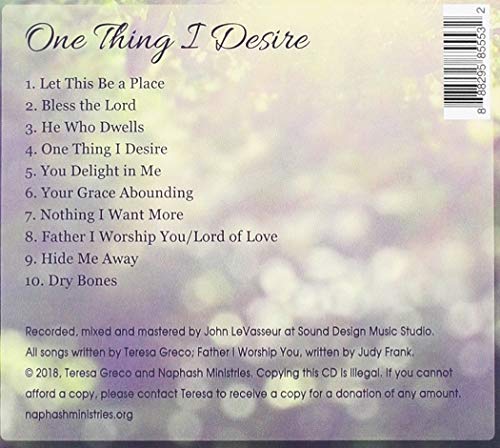 One Thing I Desire: Songs From The Secret Place