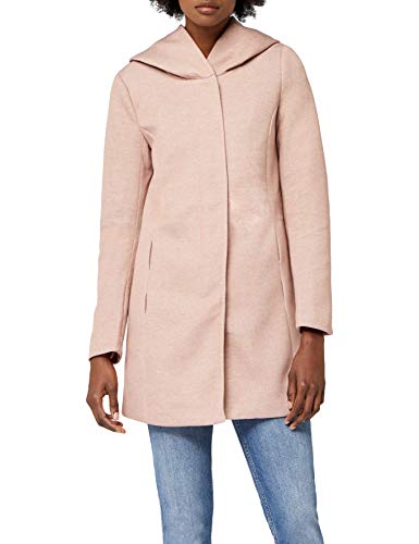 Only onlSEDONA Light Coat OTW Noos Abrigo, Marrón (Mocha Mousse Detail:Melange), 34 (Talla del Fabricante: X-Small) para Mujer