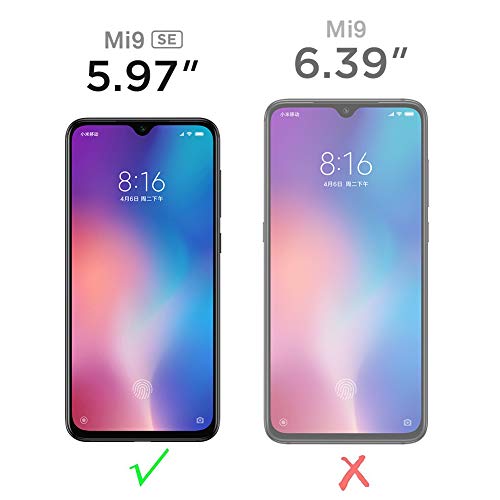 ORNARTO Funda Mi9 se,Mi9 se Carcasa Silicona Transparente Protector TPU Airbag Anti-Choque Ultra-Delgado Anti-arañazos Case Caso para Teléfono Xiaomi Mi 9 Se(2019) 5,97" Claro